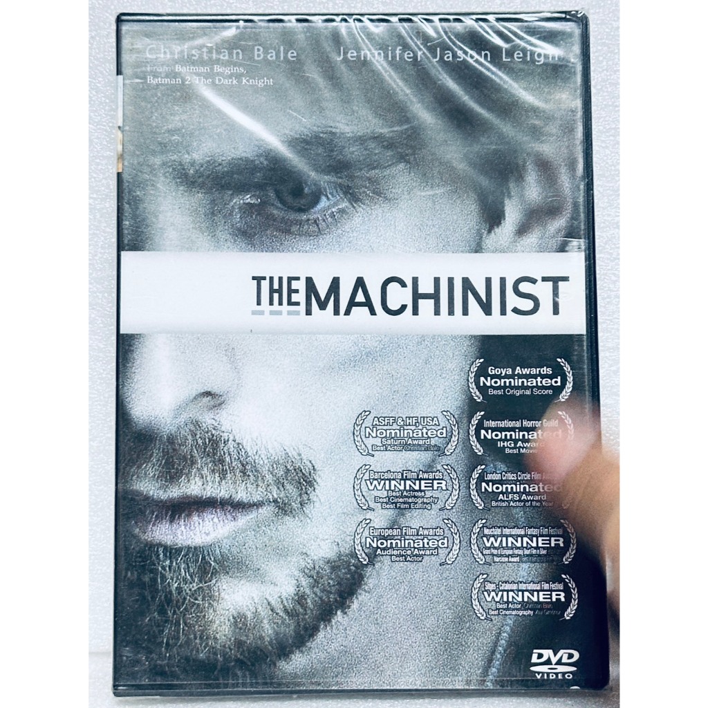 DVD : The Machinist (2004) หลอน...ไม่หลับ  " Christian Bale, Jennifer Jason Leigh "