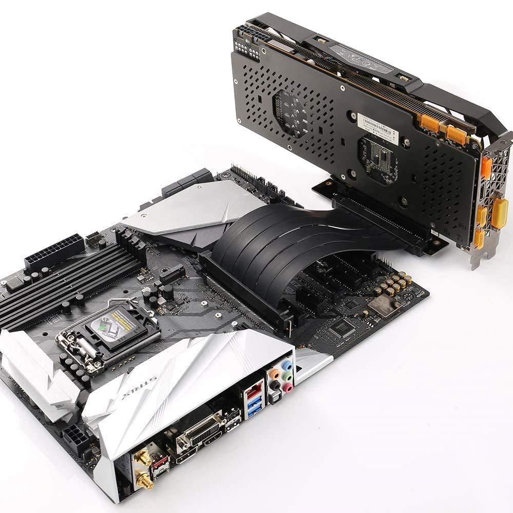 ส่งทันที สาย ไรเซอร์ ต่อการ์ดจอ ตั้ง Jonsbo adt Riser PCIe 4.0 EXTENDER CABLE VGA Card Holder