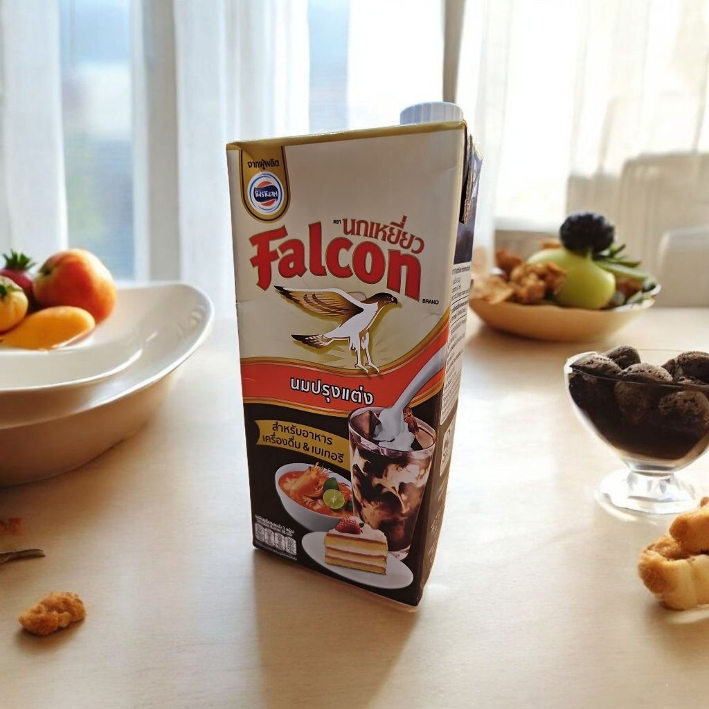 🥛Falcon นมข้นจืด ตรานกเหยี่ยว 1000 มล.🥛