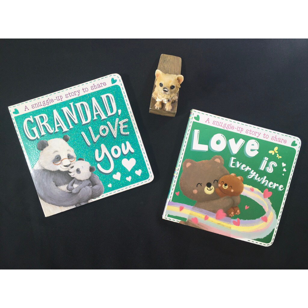 A Snuggle-up Story : Love is Everwhere , Grandad I Love You หนังสือภาษาอังกฤษ Boardbook (Pre-owned)