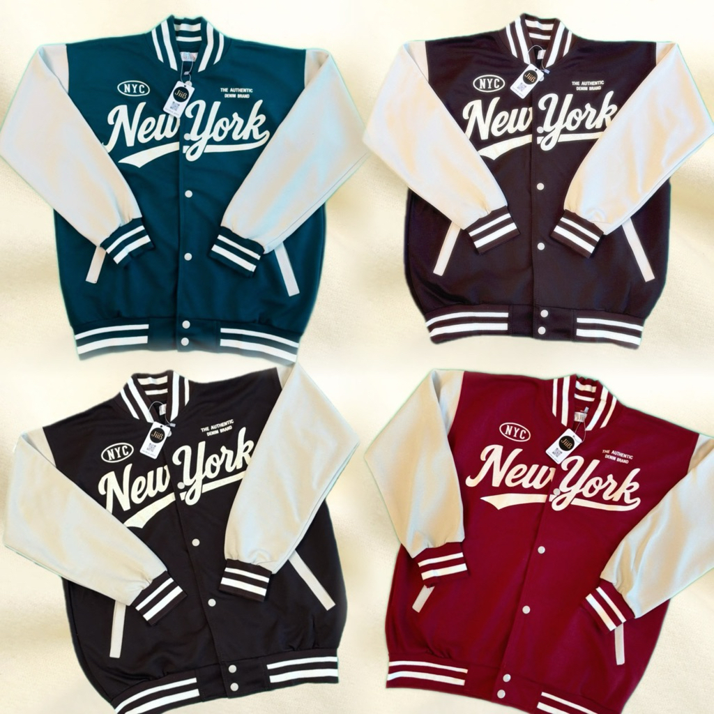 Baseball Jacket  เสื้อแจ็คเก็ต เบสบอล จัดจำหน่ายและผลิตโดย JiiB Thailand