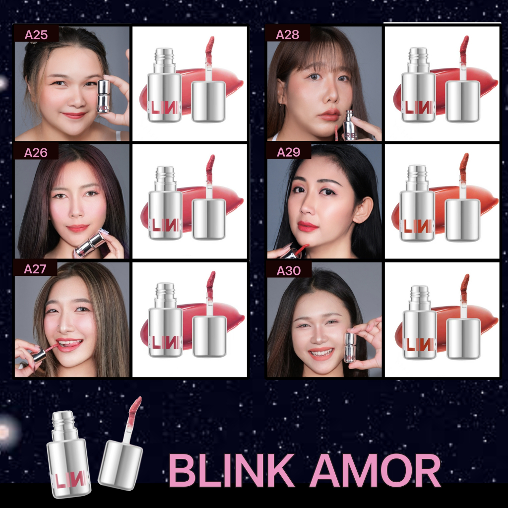 BLINK AMOR ลิปสติก Matte 36 สี ไม่ติดแก้ว บางเบา ไม่ตกร่อง โปรไลฟ์สด หลากหลายสีสัน ติดทนนาน - รูปที่ 4