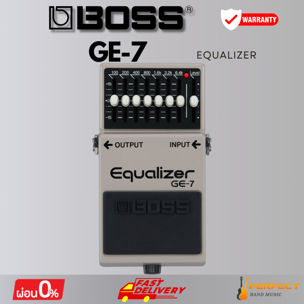 เอฟเฟกต์กีตาร์ BOSS GE-7 Equalizer * กรุณาสอบถามก่อนสั่งซื้อ *