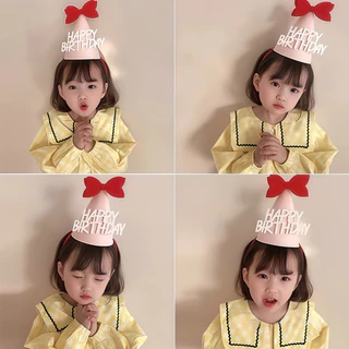 สั่งซื้อเลย! หมวกปาร์ตี้วันเกิด หมวกกระดาษ หมวกอันยอง Happy Birthday น่ารัก มีหลายสี เหมาะกับงานปาร์ตี้วันเกิด