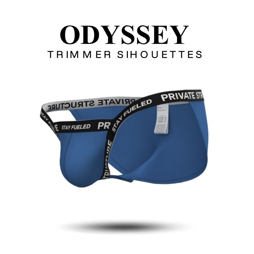 Private Structure กางเกงชั้นในชาย รุ่น Essence Odyssey Fundoshi Brief - Indigo Blue [4579]