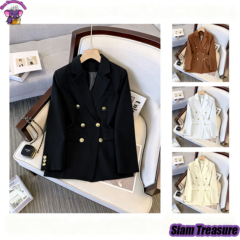 【เซต2ชิ้น】สูทผู้หญิง เสื้อสูท+ กางเกง สินค้าขายแยกกันนะคะ ชุดสูทผู้หญิง ชุดเข้าเซท เสื้อสูทแฟชั่น 🔥พร้อมส่ง🔥
