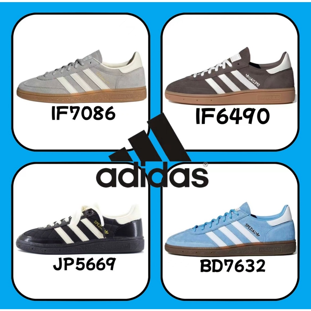（รับประกันสินค้าแท้ 100 %）adidas originals spezial OG BD7632 IF6490 IF7086 สีน้ำเงิน สีดำ สีน้ำตาล
