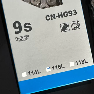 โซ่ SHIMANO CN-HG93 XT 9 สปีด 116L ของแท้ จัดส่งไว