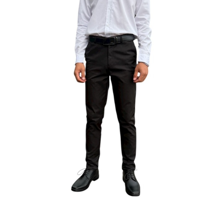 กางเกงขายาวผ้าชิโน่ผ้ายืด