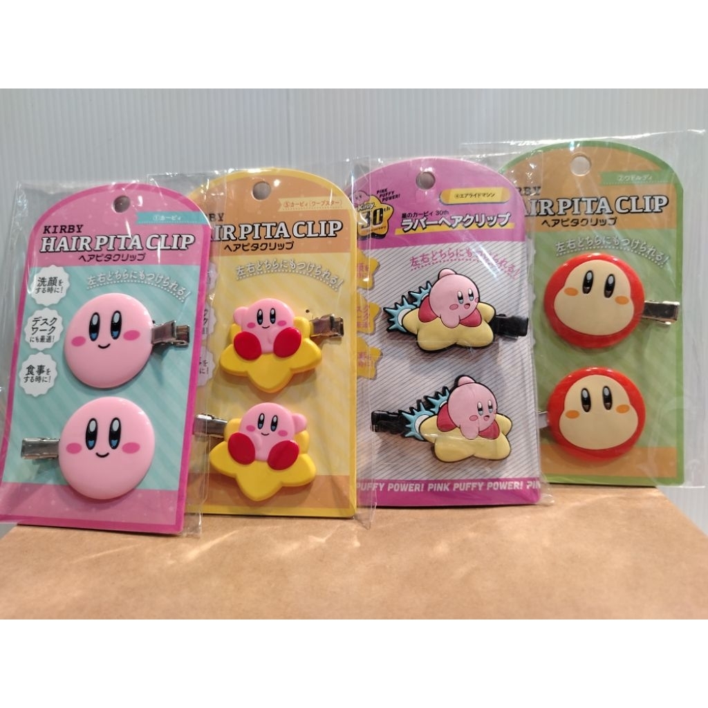 🇯🇵กิ๊บ​ติดผม​ Kirby Hair Pita Clip ❤️ นำเข้าจากประเทศญี่ปุ่น​แท้100%✅
