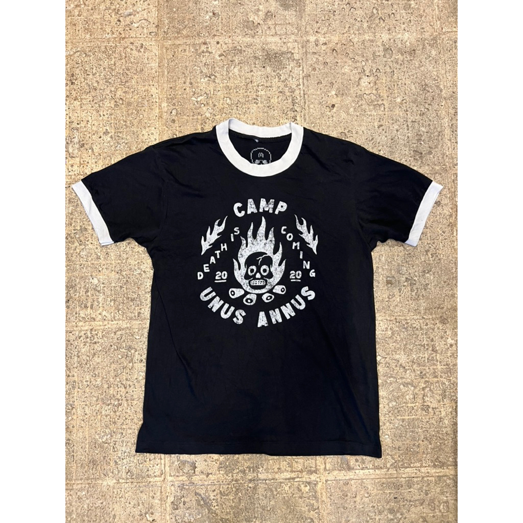 Unus Annus black camp t shirt Size : M