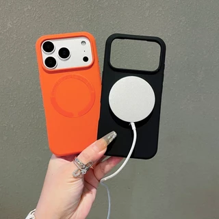 เคสซิลิโคลนนิ่ม Magnetic Case For iPhone 15 14 13 12 11 Promax Pro Plus Air เคสไอโฟน เคสกันกระแทก