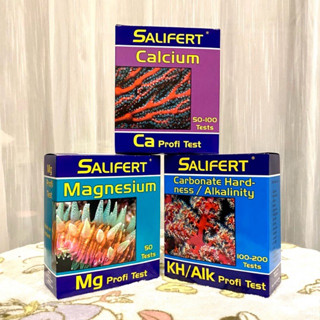 [ส่งทุกวัน] Salifert KH MG CA Set ชุดเทส ทดสอบวัดค่าน้ำ วัดค…