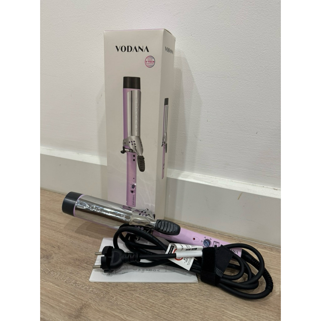 เครื่องม้วนผมสุดฮิต VODANA Glamwave Curling Iron 40mm มือสองแต่เหมือนได้ของใหม่เลยค่า 🌸