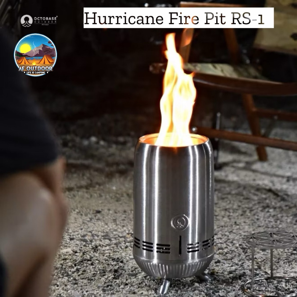 💥พร้อมส่ง💥 Hurricane Fire Pit RS-1  เตาไฟ เตาแคมป์ปิ้ง - Octobase Outdoor