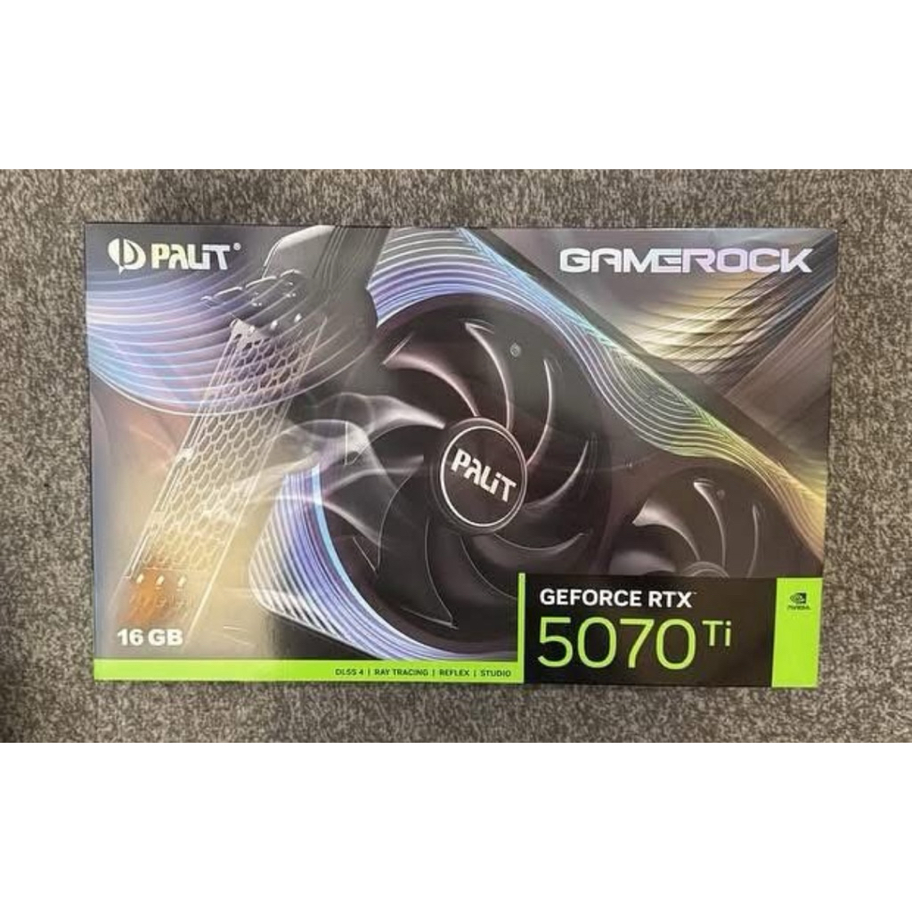 NVIDIA GeForce RTX 5070 Ti 16GB- PALIT GAMEROCK Blackwell Graphics Card