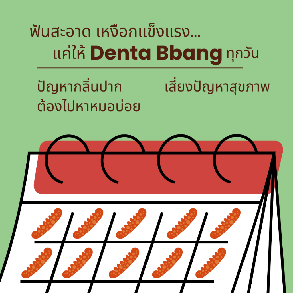 Hanapet سكاكر تنظيف أسنان الكلاب Denta Bbang ‏(10 قطع) — صورة 6
