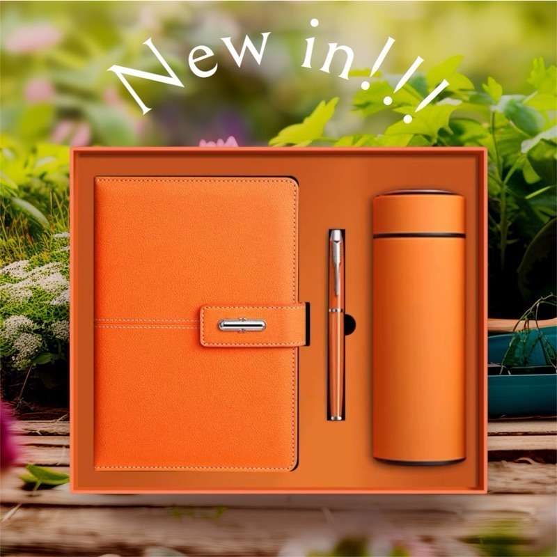 ชุดของขวัญธุรกิจ ไดอารี่+ปากกา (และกระบอกน้ำ เฉพาะรุ่น L)พร้อมกล่องและถุงหิ้ว ชุดของขวัญของแจกผู้ใหญ่ ผู้บริหาร นักธุรกิ - รูปที่ 2