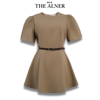 Thealner-AN815 (เซตเสื้อแขนตุ๊กตากางเกงขาสั้น+เข็มขัด)