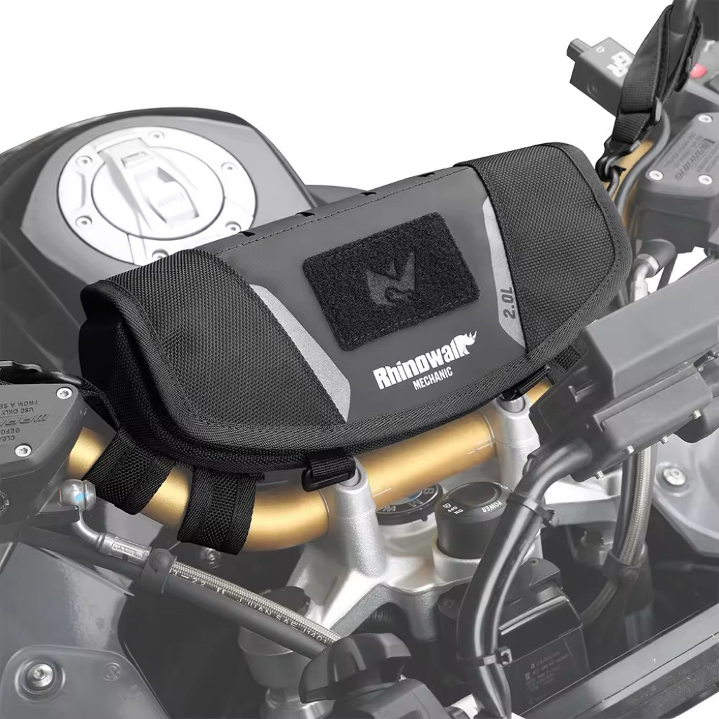 Rhinowalk กระเป๋าติดแฮนด์รถมอเตอร์ไซค์ ความจุ 2 ลิตร รุ่น Mechanic Series ทนทาน ขนาดกะทัดรัด