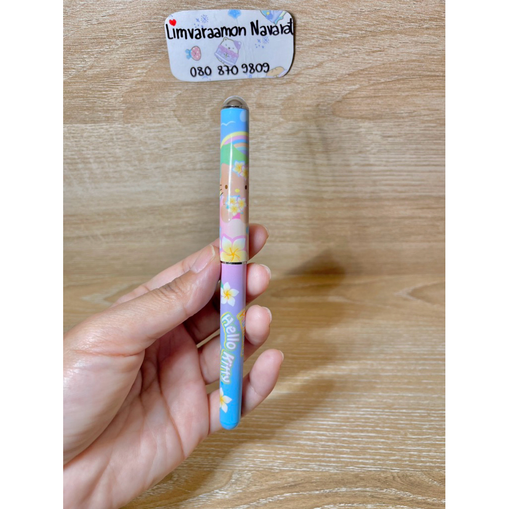 มือสอง/พร้อมส่ง🌴ปากกาดำ HELLO KITTY (ผิวแทน)🥥
