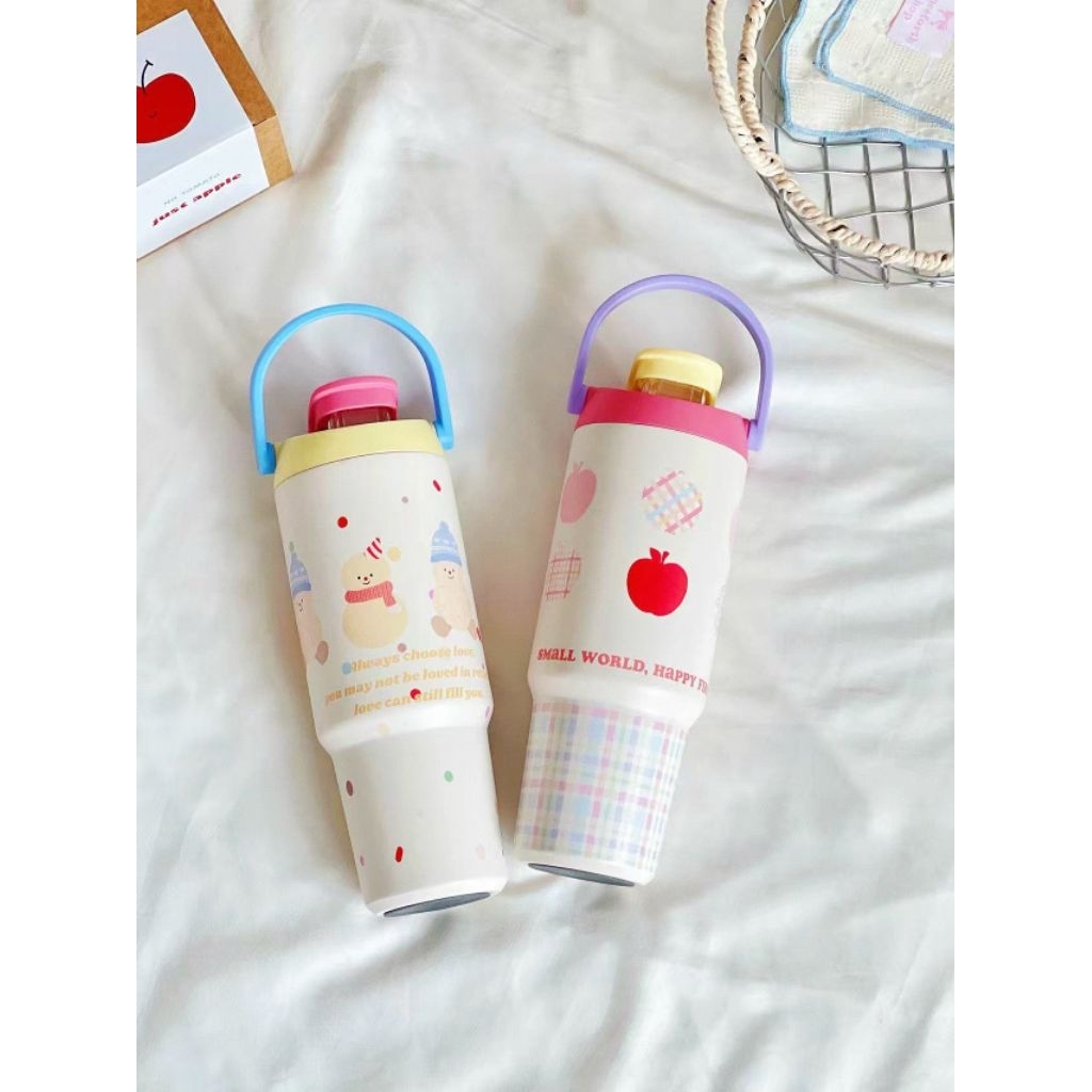 แก้วสุญญากาศ แก้วเก็บความเย็นสแตนเลส316ขาน900mlพร้อมหูหิ้ว - รูปที่ 6