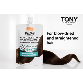 Lolane Pixxel Bond Resetter Hair Treatment โลแลน พิกเซล บอนด์ รีเซตเตอร์ แฮร์ ทรีทเม้นท์ เชื่อมแกนผม ขนาด 45ml.