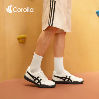 【รองเท้าผู้ชาย】Corolla Nova Shoes รองเท้าผ้าใบแฟชั่นสำหรับผู้ชาย สีขาวมินิมอล ดีไซน์คลาสสิก น้ำหนักเบา กันน้ำ กันลื่น