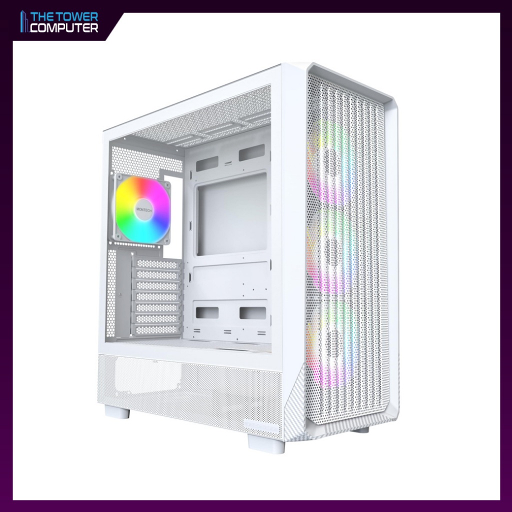 เคสคอมพิวเตอร์ CASE MONTECH X5M WHITE/BLACK