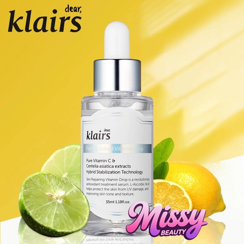 Klairs Freshly Juiced Vitamin Drop 35ML - เซรั่มบำรุงผิวหน้าวิตามินซีเพื่อผิวกระจ่างใส