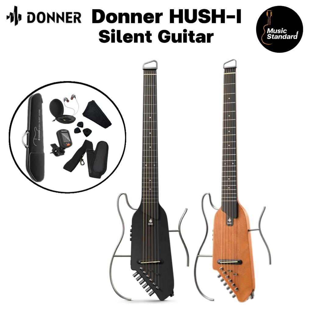 Donner HUSH I Silent Guitar ไซเลนท์กีต้าร์ [ฟรีของแถมหลายรายการ]