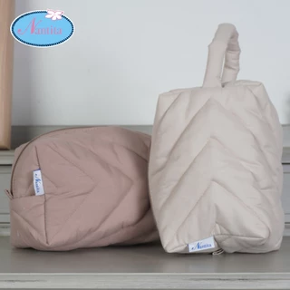 Nantita กระเป๋าเครื่องสำอางผ้านุ่มนิ่ม CM001