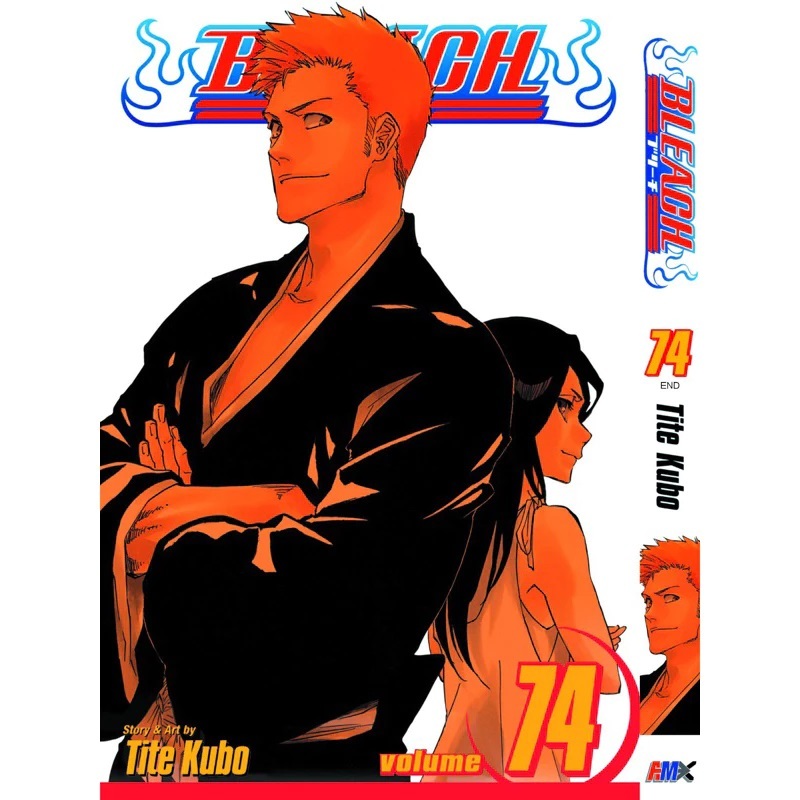 BLEACH (สารฟอกขาว) VOLUME (ตัวเลข) 01 - 74 END (จบ) ENGLISH VERSION COMIC BOOK (หนังสือการ์ตูนเวอร์ชั่นภาษาอังกฤษ)