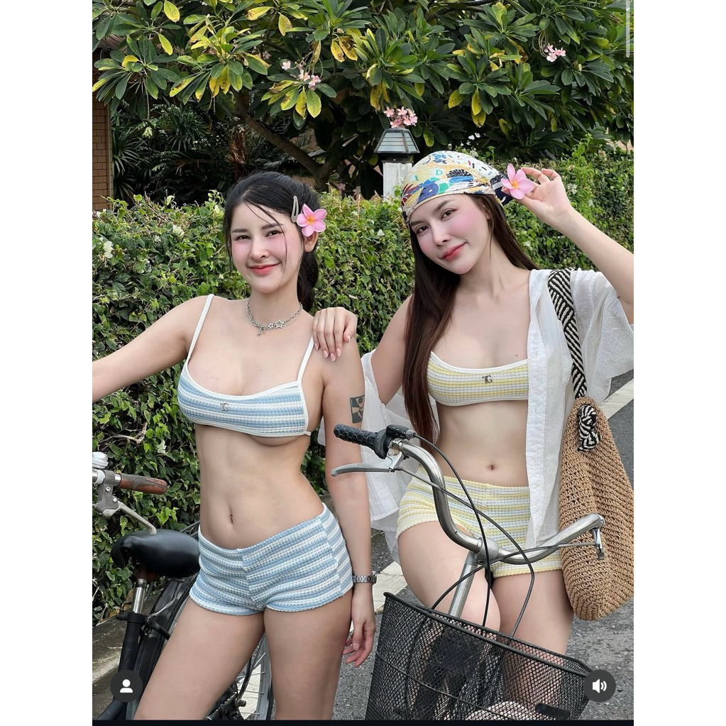 Gram Bikini ชุดเซ็ท2ชิ้น(ส่งไวตรงปก)