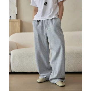 NORMAL.DAY BAGGY SWEATPANTS กางเกงทรงกระบอกใหญ่ (ผ้าFrench Terry ผ้าเกล็ดปลา) มี2 ความยาว 40 กับ 43 นิ้ว