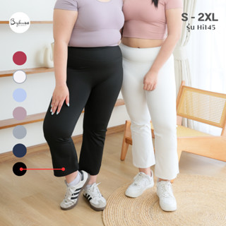 Bigbraco-HI145 (S-2XL) เลกกิ้งออกกำลังกาย เอวสูง 7ส่วน เลกกิ…