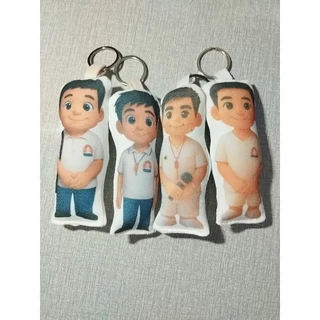 พวงกุญแจผ้าไดคัท (เพิ่มตัวปิ๊ป มีเสียง) สกรีนภาพตามสั่ง 1 ด้าน 2 ด้าน ขนาด 3.5 นิ้ว ของใช้น่ารัก ห้อยกับอะไรก็น่ารัก