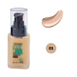 0479 รองพื้น TANAKO FIT ME 30ml รองพื้นเนื้อแมท ปกปิดบางเบา เบลอรอยจุดด่างดำ ขวดเดียวครบจบ
