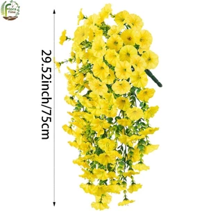 ดอกไม้ประดิษฐ์ลายผักบุ้ง หลากสี 75CM พืชสมจริง ใช้ได้กับ ตกแต่งกำแพง ตกแต่งสวน สวน งานแต่งงาน ลานกลางแจ้ง