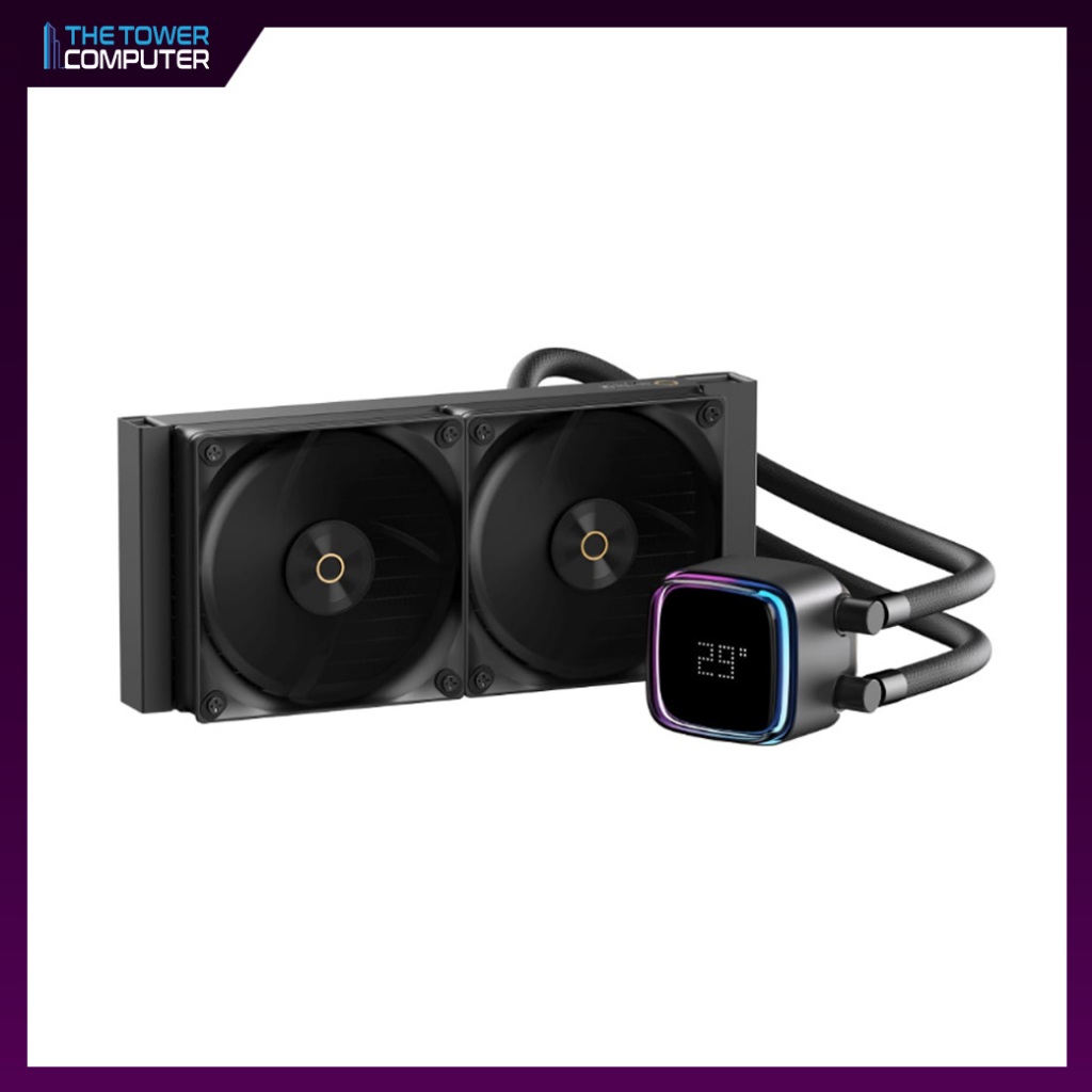 ระบบระบายความร้อนด้วยน้ำ CPU LIQUID COOLER OCYPUS IOTA L24 BLACK/WHITE