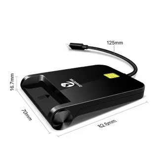 เครื่องอ่านบัตรประชาชน Smart Card Reader แบรนด์ Zoweetek ของแท้ รับประกันคุณภาพ 1 ปีเต็ม