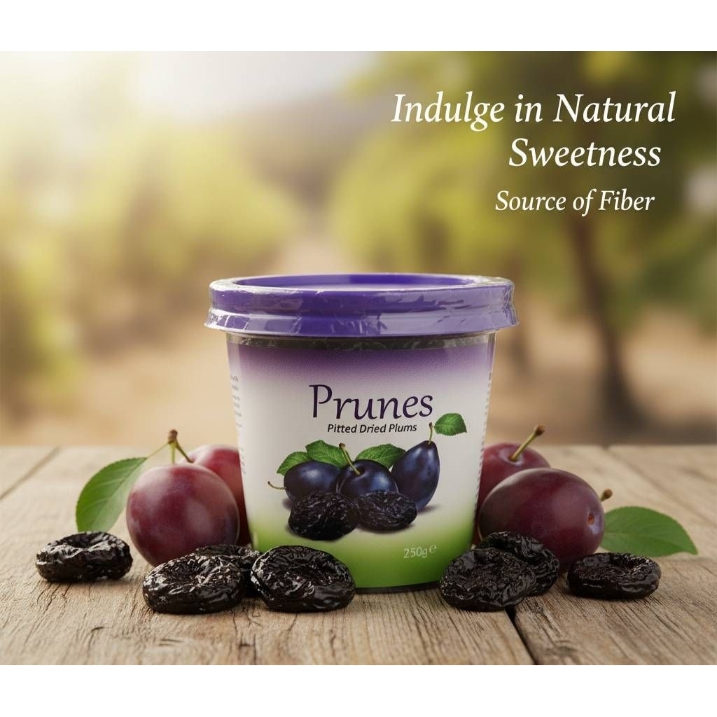 [Product​ of​ Chile]​ ลูกพรุนอบแห้งไร้เมล็ด (Pitted Dried Prunes) 250g