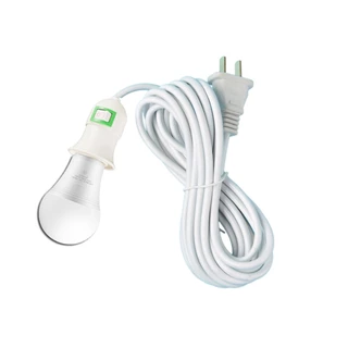 ขั้วพร้อมหลอดไฟ LED 3w หลอดเล็ก ขั้ว E27 เปลี่ยนหลอดได้ แสงขาว สว่างถนอมสายตา