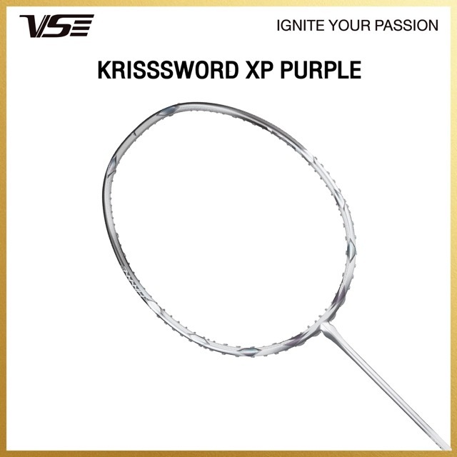 VS ไม้แบดมินตัน รุ่น Kriss Sword XP (สีใหม่ Purple) รุ่นล่าสุด งัดเทคโนโลยีใหม่มาอยู่ในไม้แบดตัวท็อป
