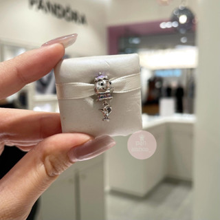 (ของแท้100%)Pandora  silver  Disney  Charm ทีพอต เจ้าหญิงเบล…