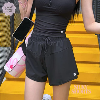 GOOD ENERGY CLUB - SILKY SHORT[2646] กางเกงออกกำลังผู้หญิง ขาสั้น มีซับใน (8L-8O)