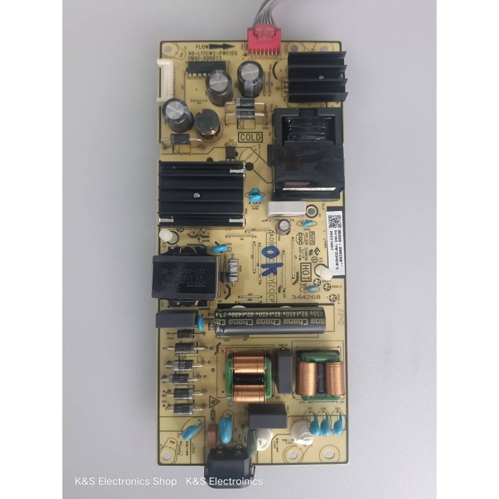 Power Supply TCL รุ่น 55C636 , 65P636 , 65P637 , 65T635 ,65T6G พาร์ท  40-L17CW2-PWC1ZGของถอดมือสองรั