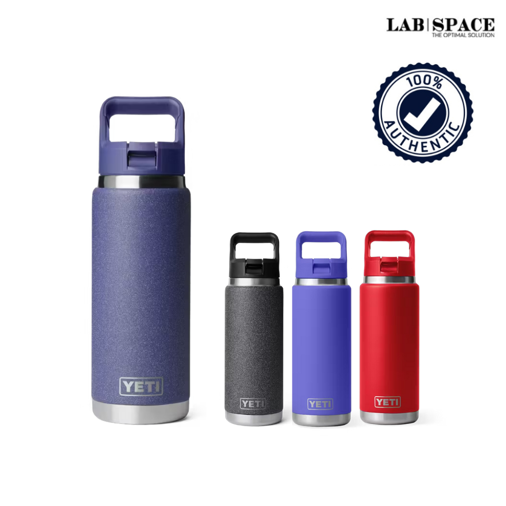 YETI RAMBLER 26 OZ BOTTLE WITH COLOR-MATCHED STRAW CAP