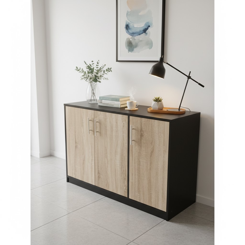 🔥ราคาถูก🔥Hawa 90 Furniture เคาน์เตอร์ 3บาน บานในขอบ 60*120*80 😊