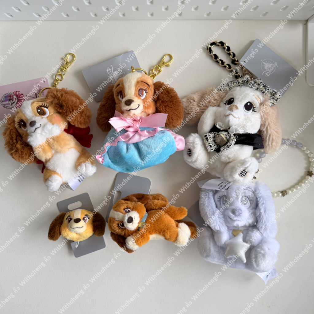 พร้อมส่งที่ไทย ✅ พวงกุญแจ Lady and the tramp จาก Disney
